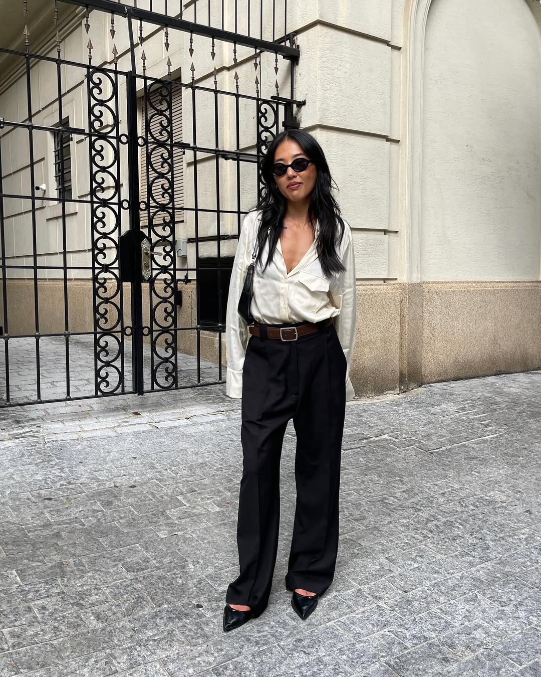 looks com calça preta