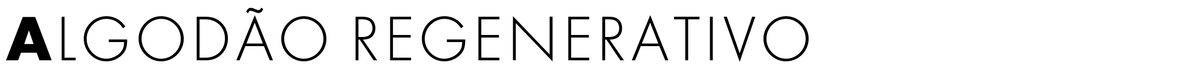 Algodao regenerativo