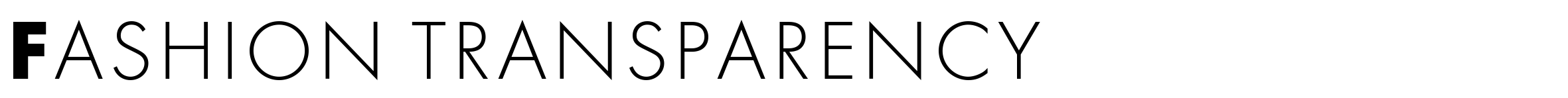 Fashion Transparency