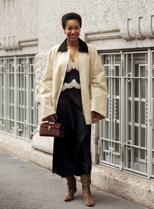 looks com vestidos mídi