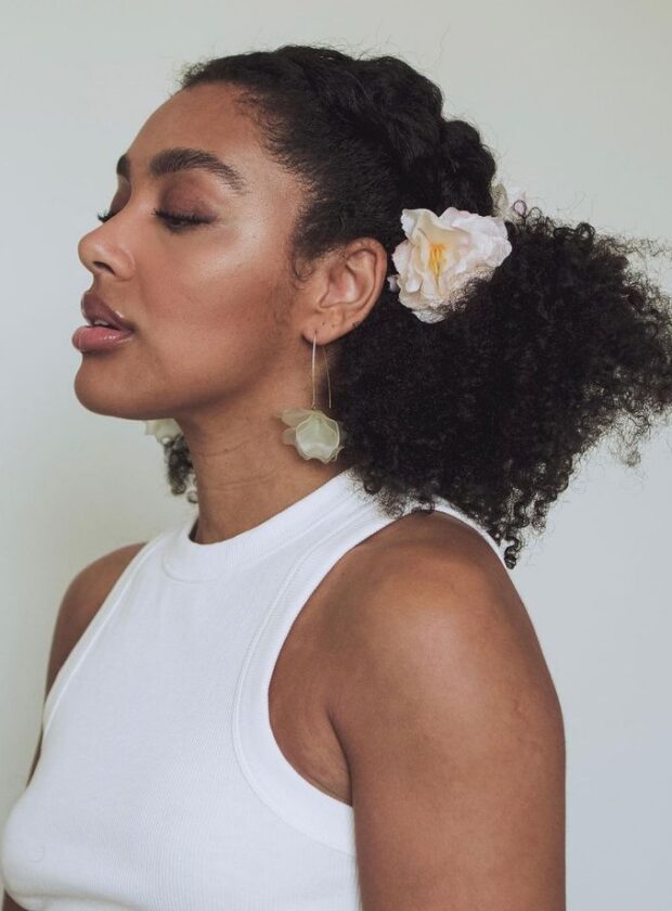 penteados para cabelos crespos