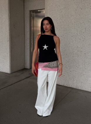 looks com calça branca