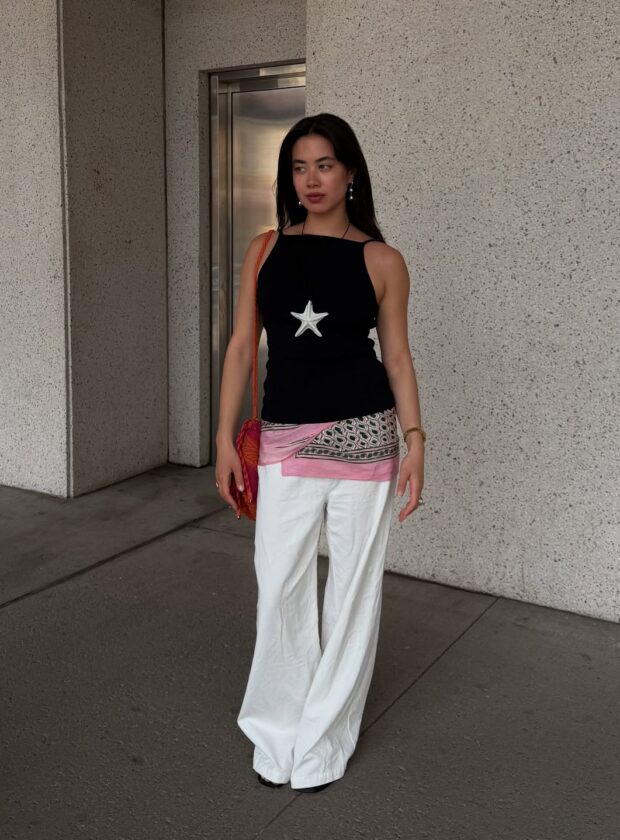 looks com calça branca