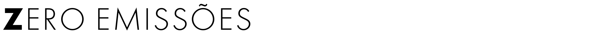 Zero emissoes