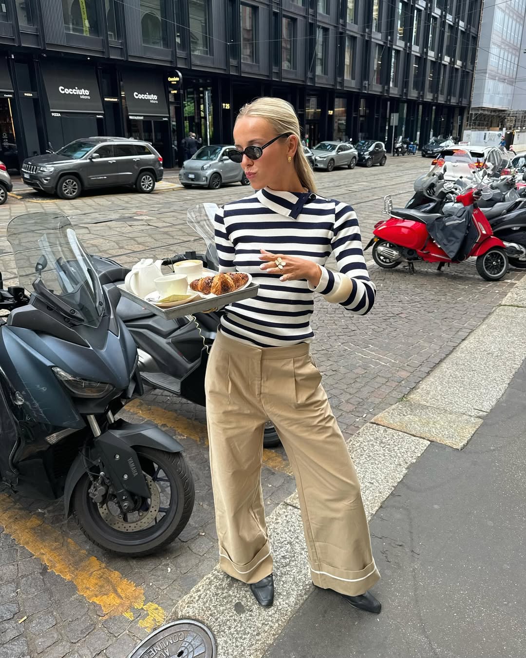 looks com calça bege