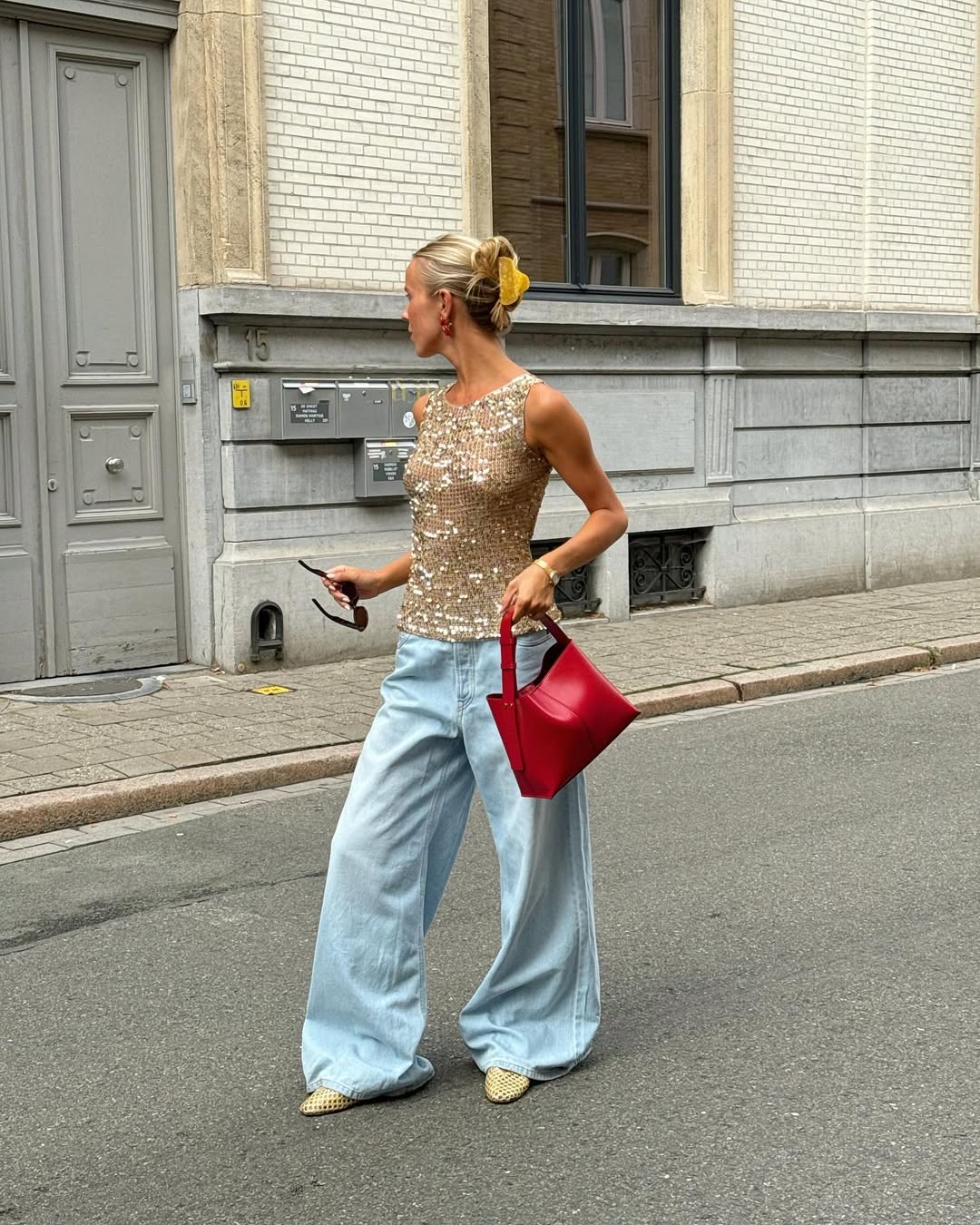 looks de natal com calça jeans