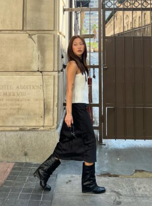 6 looks com saia mídi que são descolados na medida looks com saia midi