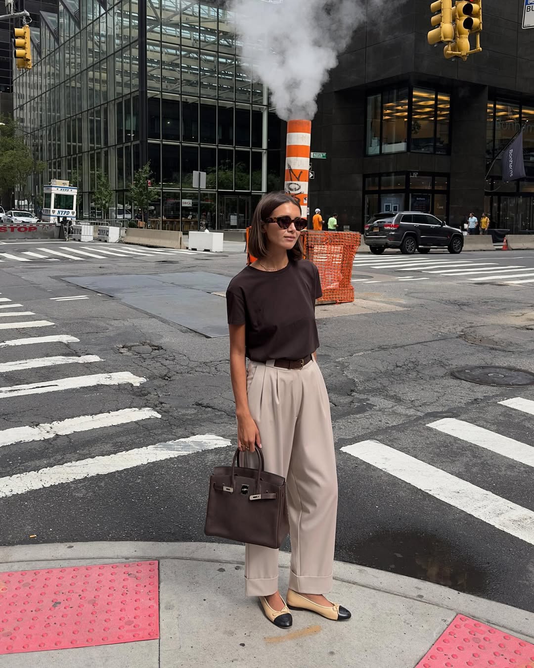 casanda do p&b? dê uma chance para os looks no marrom e bege