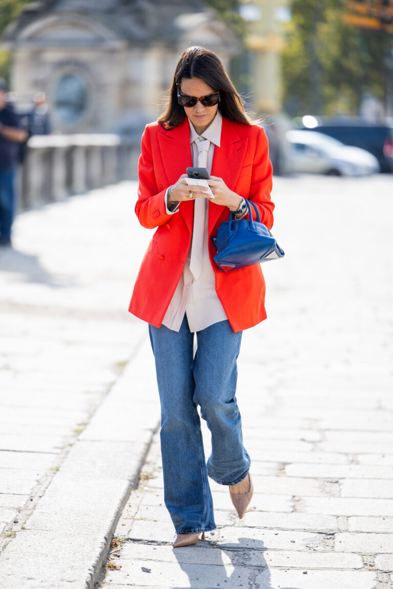 looks com blazer vermelho