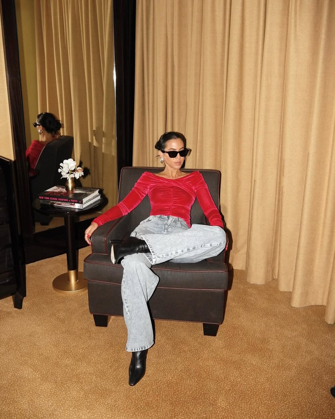 looks de natal com calça jeans