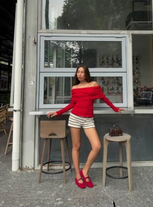 Estes looks com blusa vermelha são estilosos e fáceis de reproduzir looks com blusa vermelha