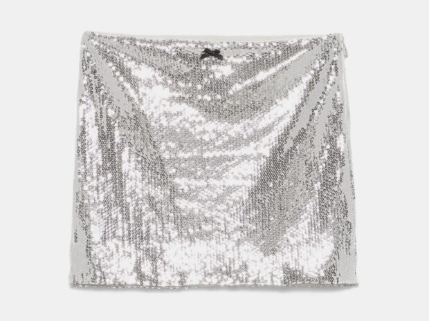 Saia de lantejoula prata 13jan26 ROTATE BIRGER CHRISTENSEN