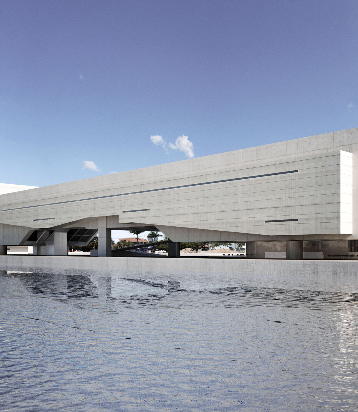 Cais das artes: projeto de Paulo Mendes da Rocha.