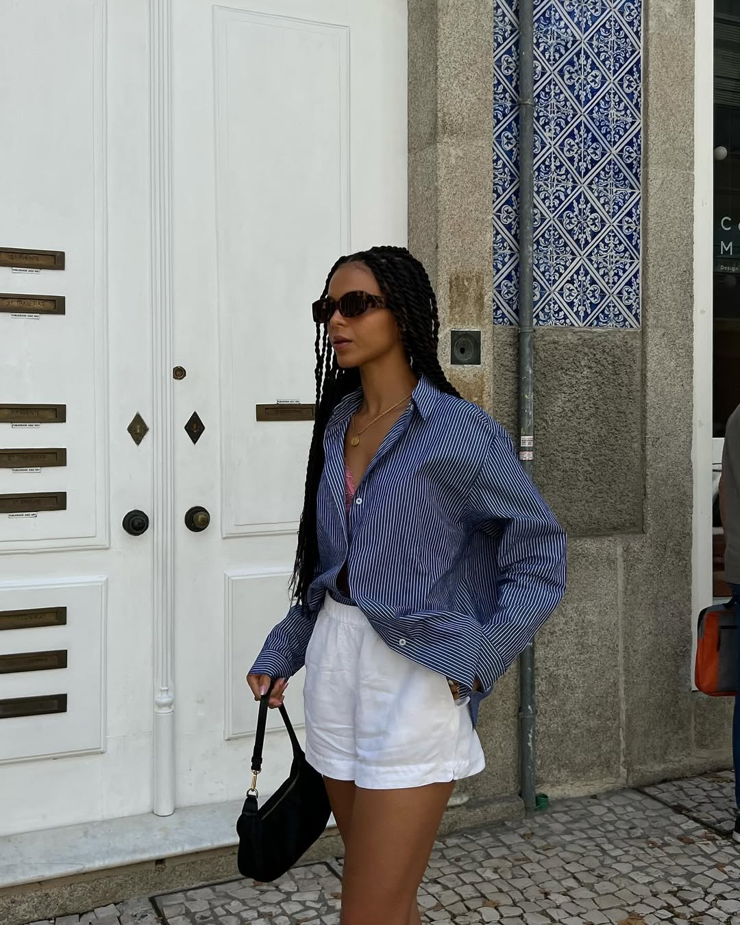 looks com short branco