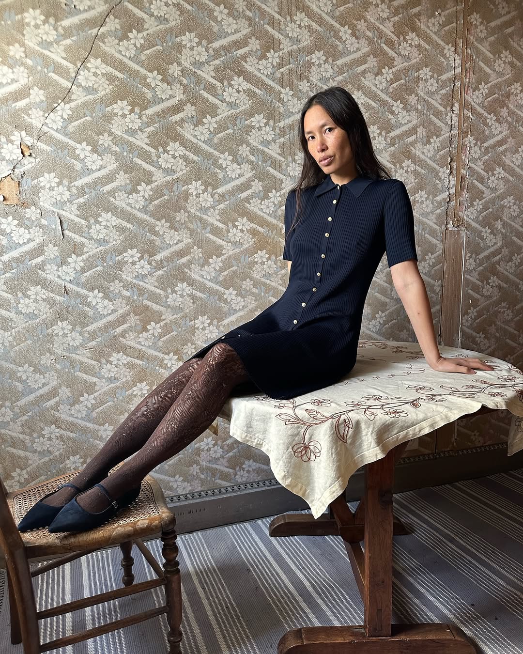 looks com meia-calça de renda