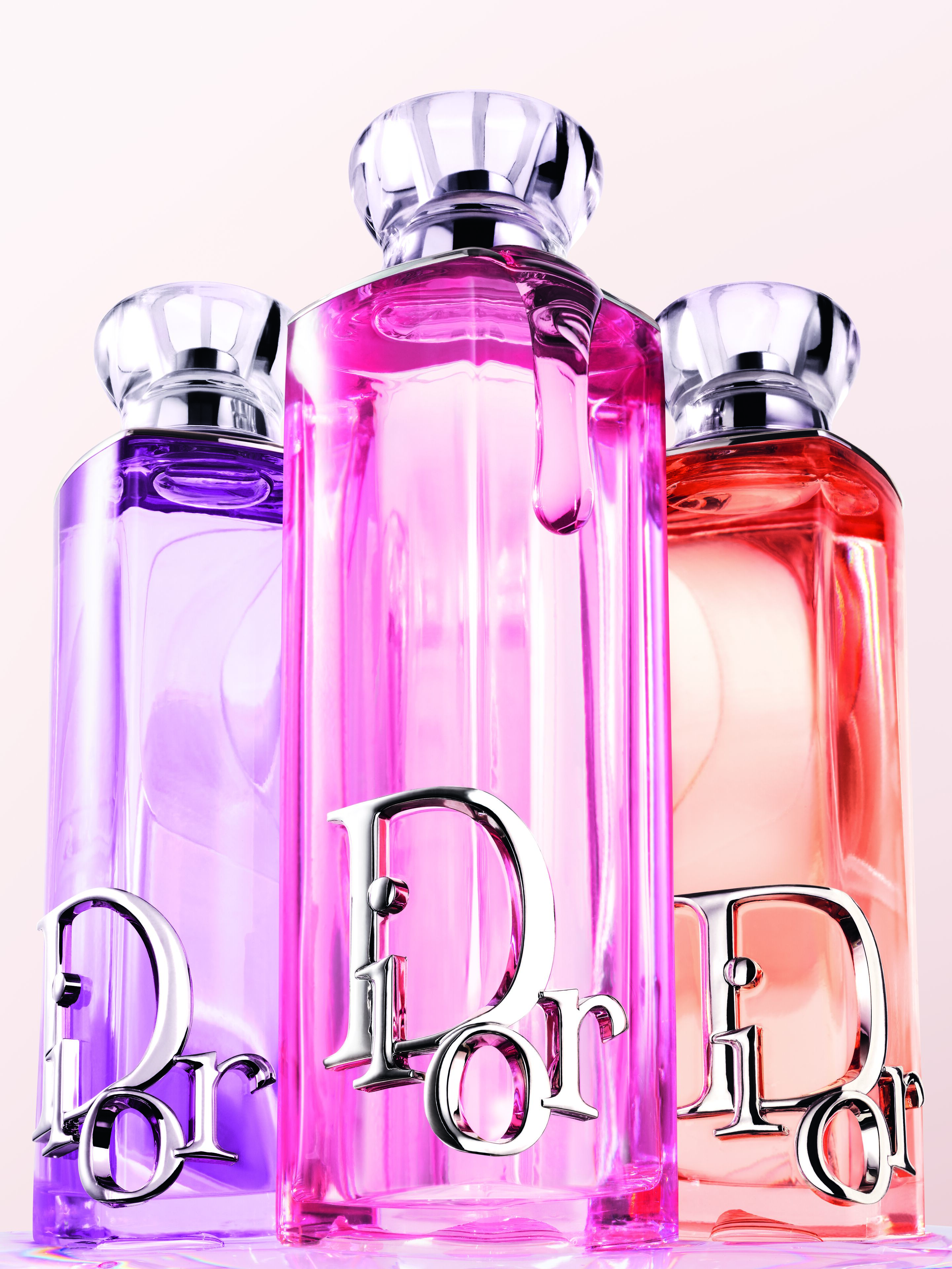conheça os novos perfumes dior addict: purple glow, rosy glow e peachy glow