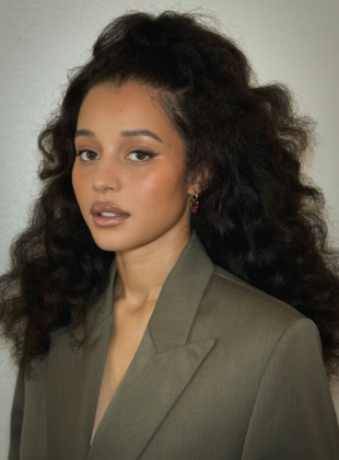 penteados semi presos simples