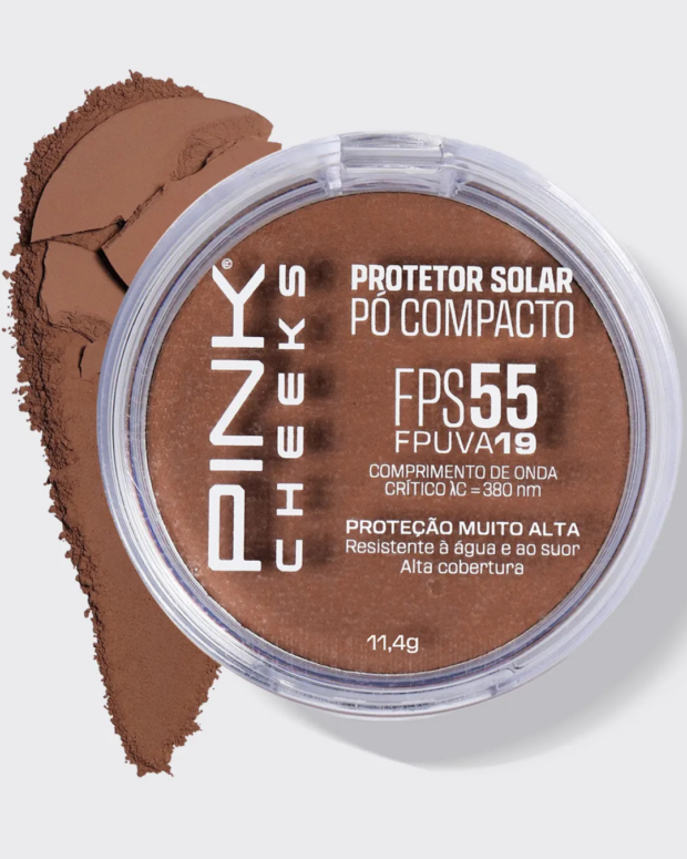 Pó compacto com proteção solar: 7 opções para carregar e retocar ao longo do dia pó compacto com proteção solar