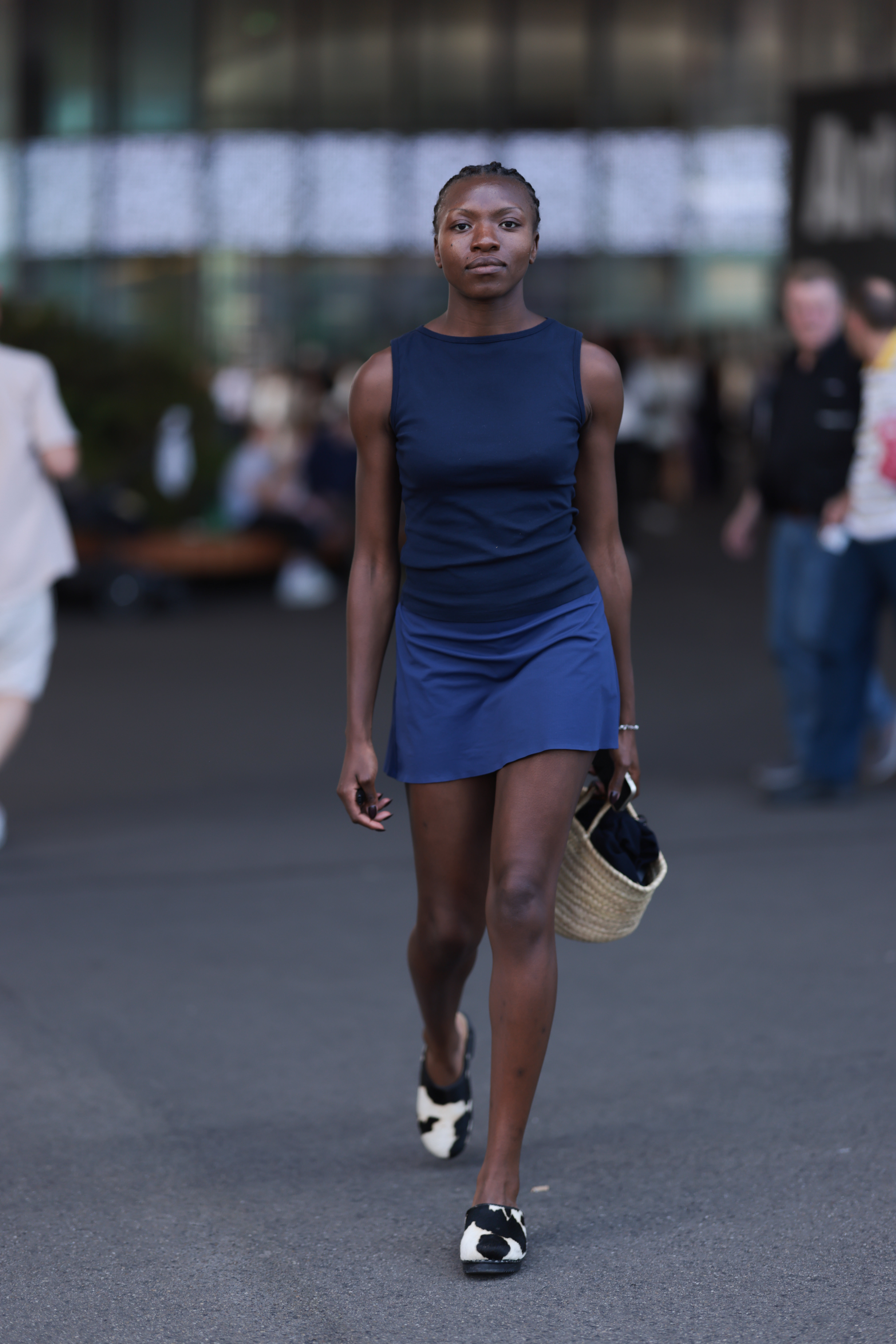 looks com regata azul-marinho