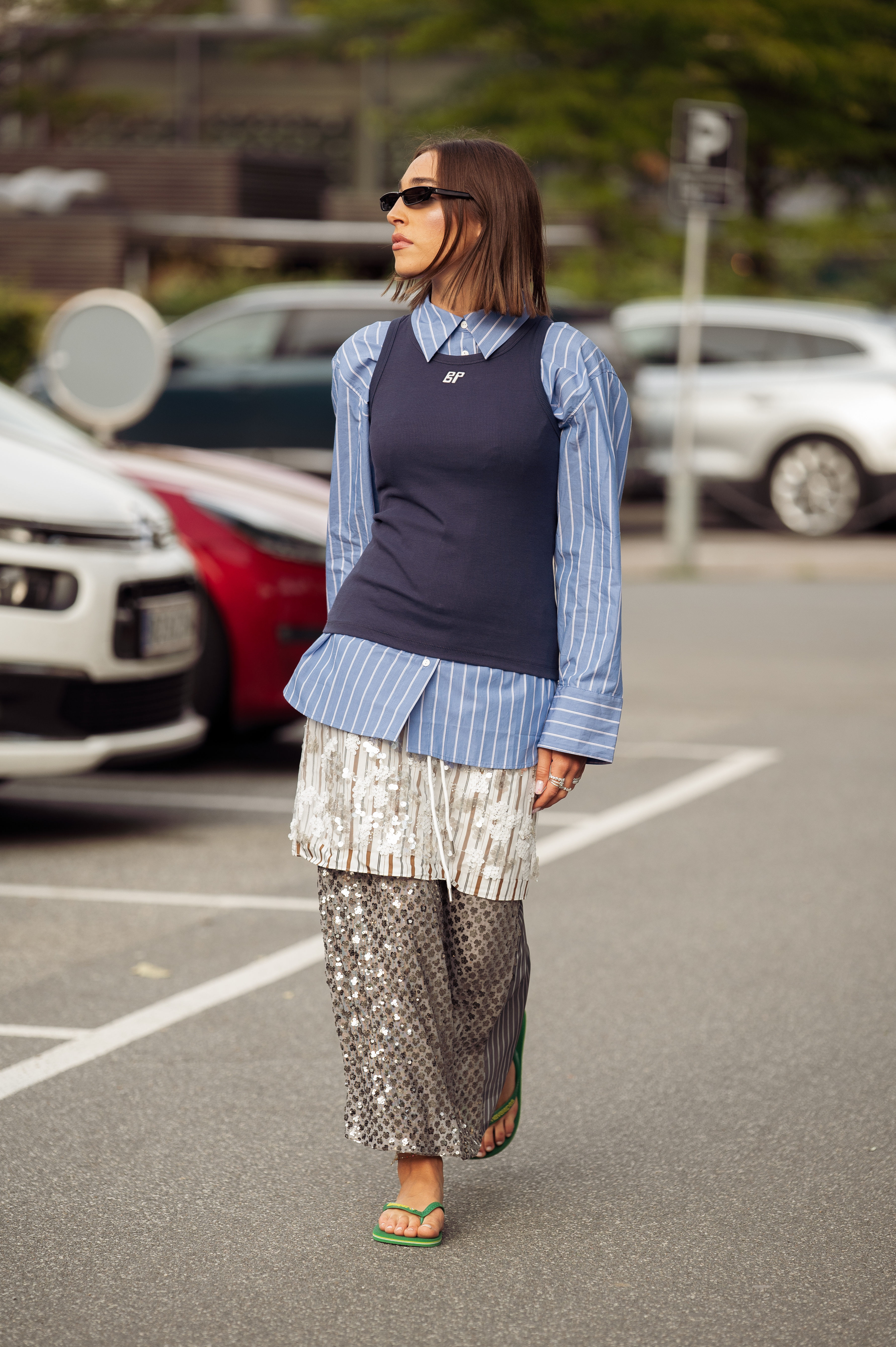 looks com regata azul-marinho