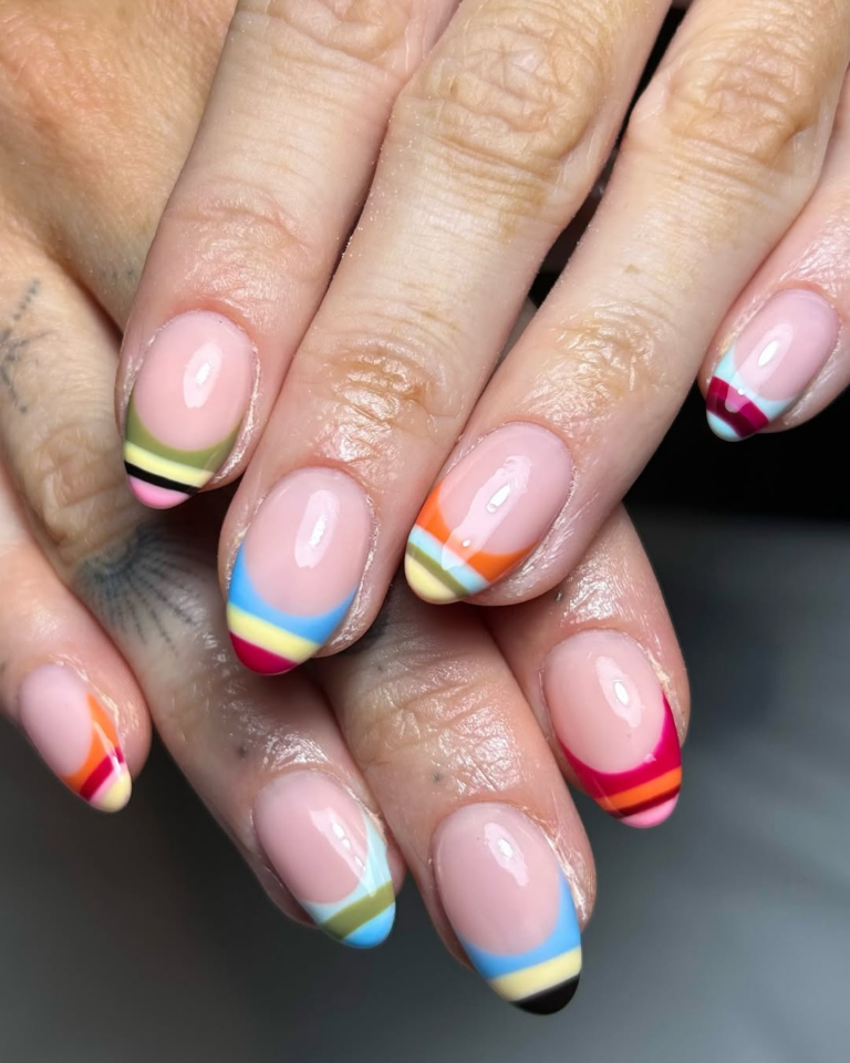 unhas francesinhas decoradas