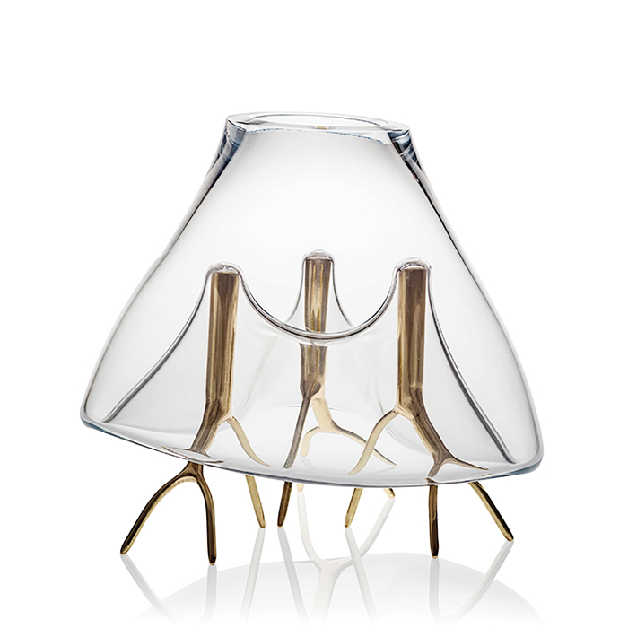 Vasos de vidro para decoração