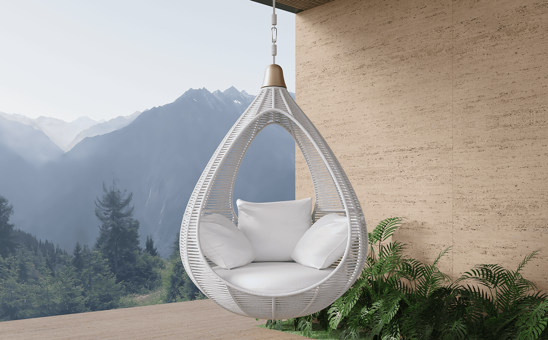 Cadeira de balanço para varanda: veja como a peça pode transformar o ambiente