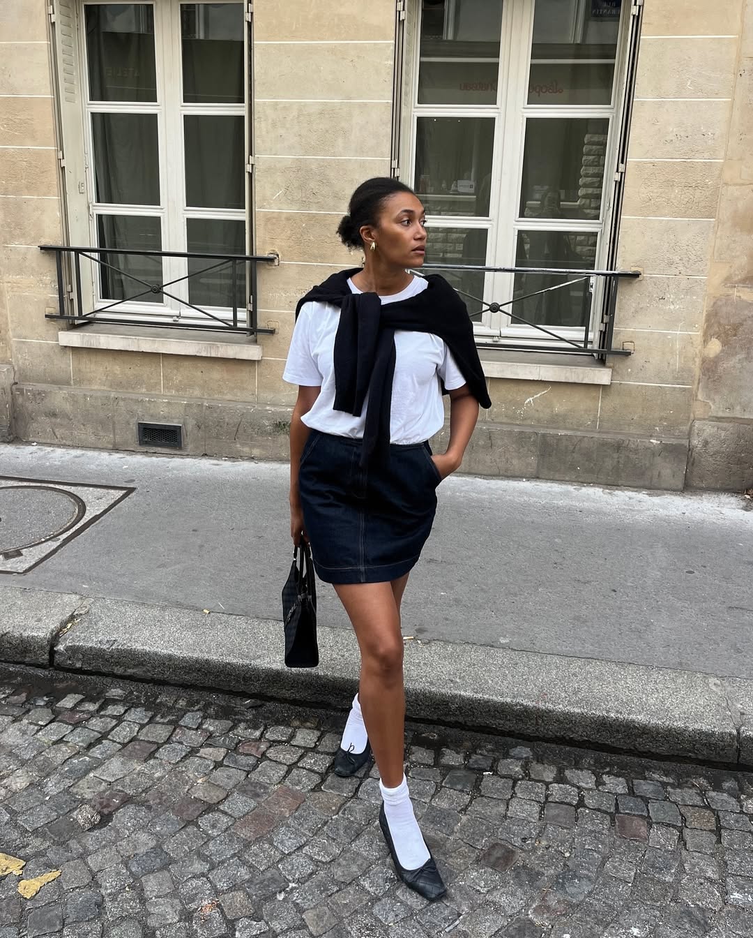 looks com saias jeans curta