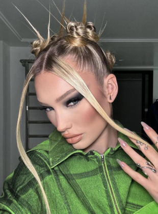 penteados simples de Carnaval