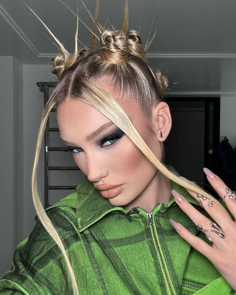 penteados simples de Carnaval