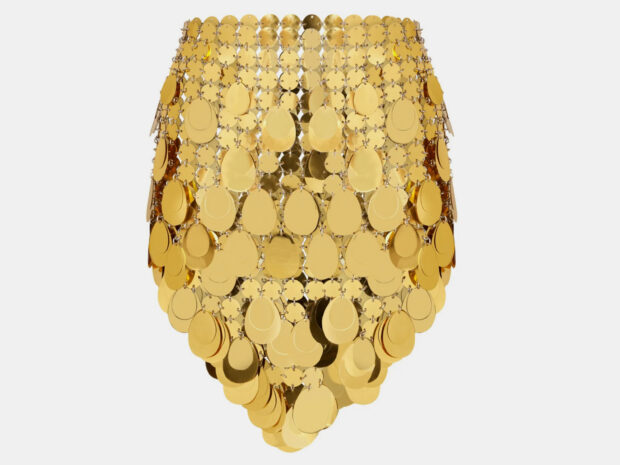 5 looks com saia dourada para brilhar o ano inteiro saia dourada 12fev26 Rabanne