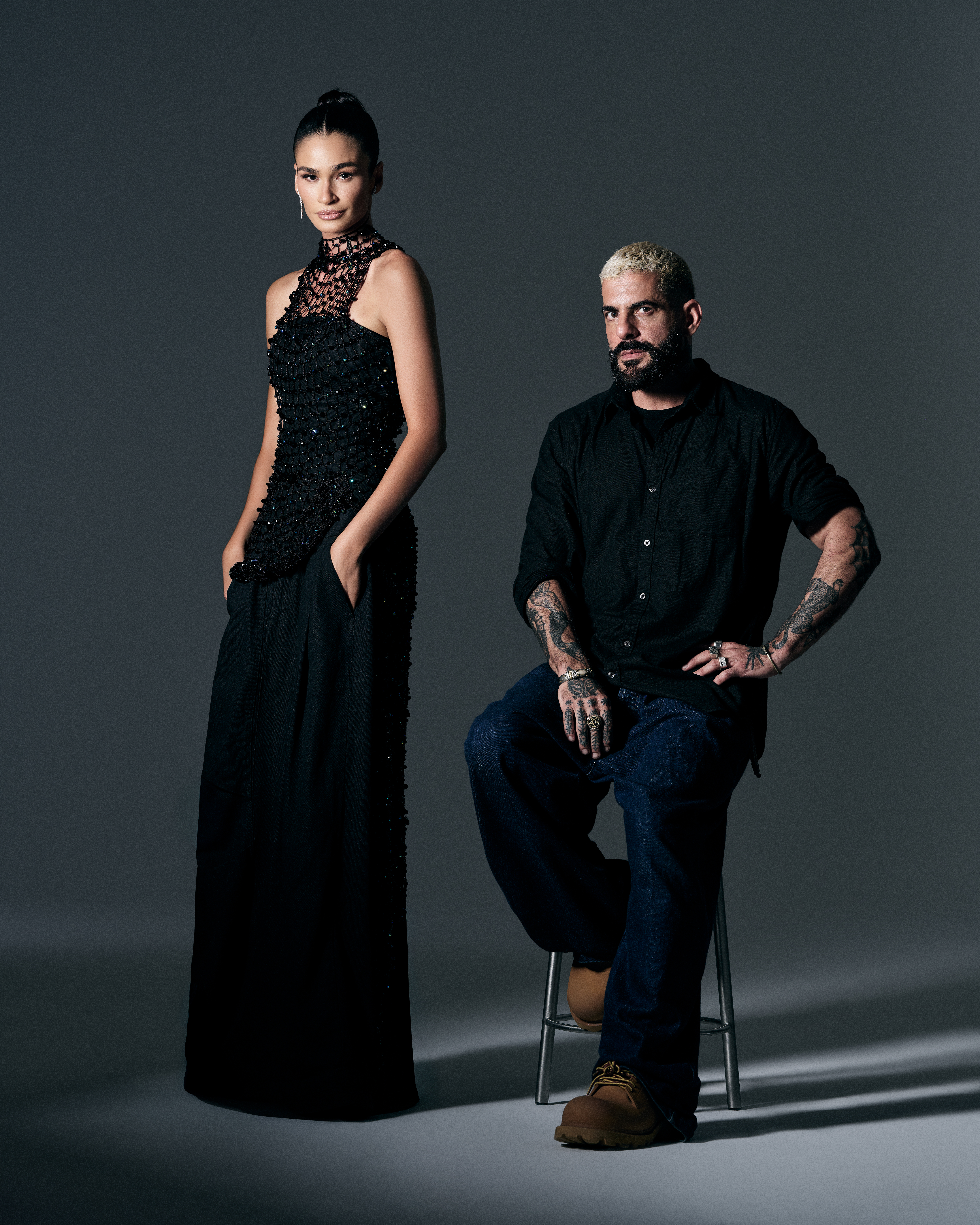 O vestido de Carol Ribeiro que transformou o jeans C&A em look de gala CA Jeans2899