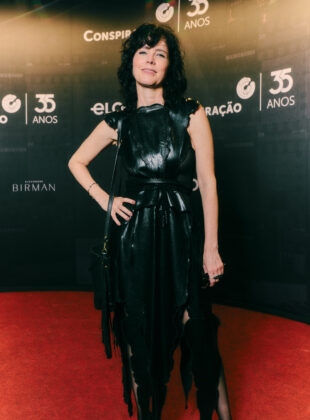 Carolina Jabor na festa de 35 anos da Conspiração