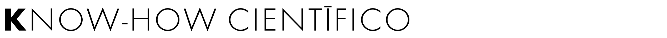 KNOW HOW CIENTIFICO