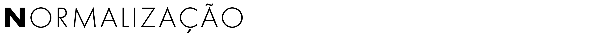 NORMALIZACAO