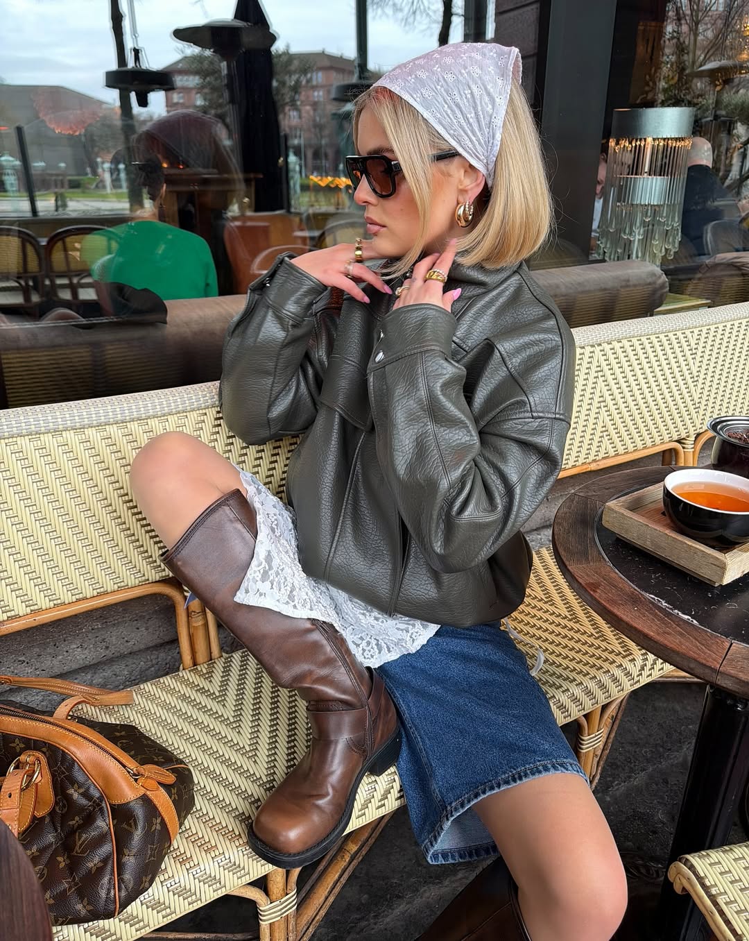 looks com jaqueta de couro