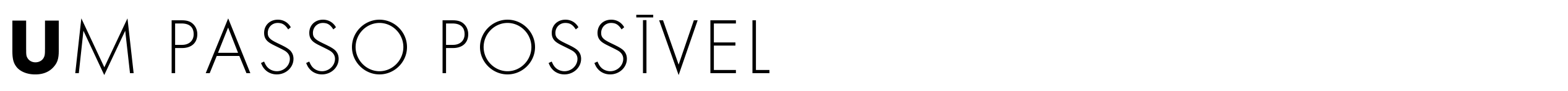 UM PASSO POSSIVEL