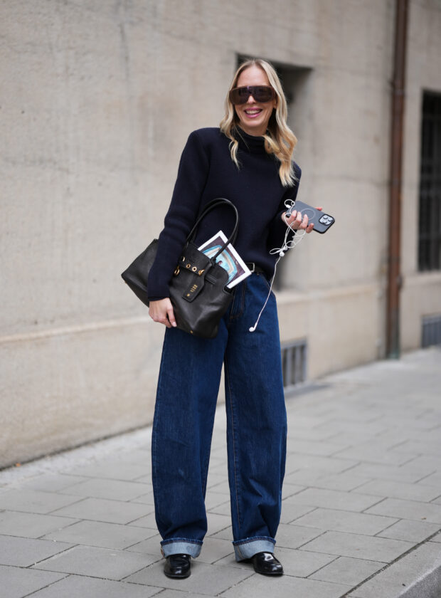 a calça baggy ainda é tendência
