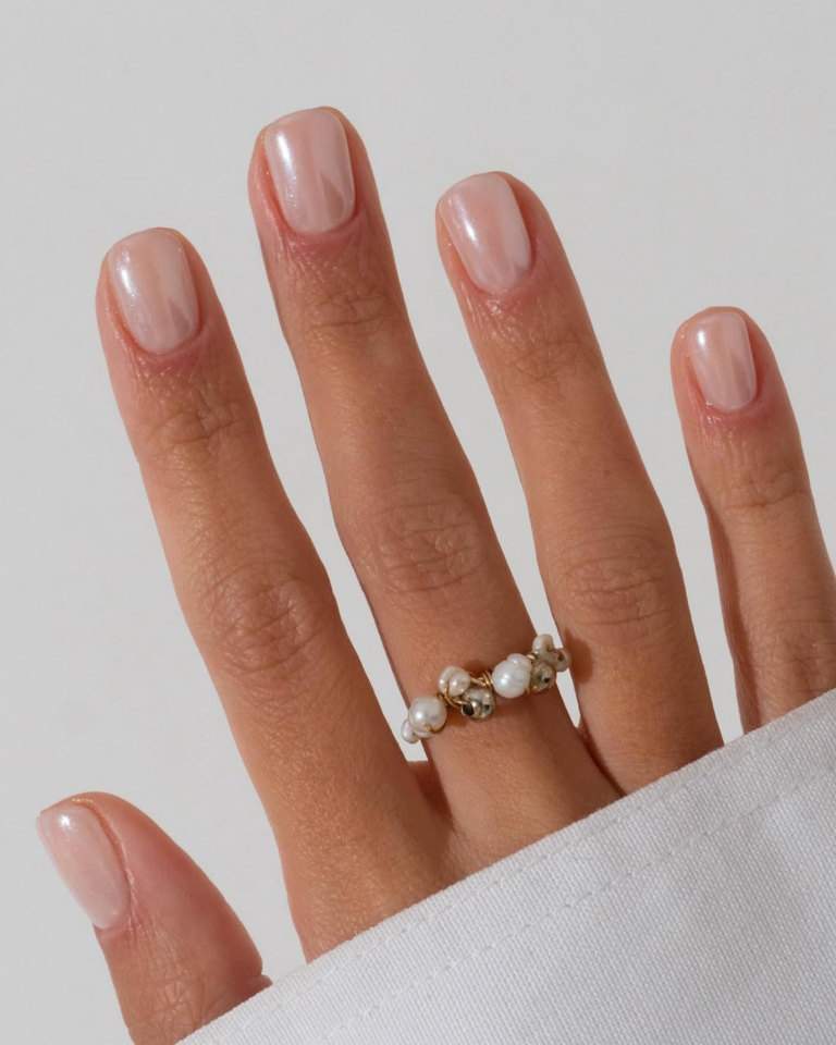 esmalte branco perolado