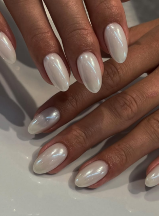 esmalte branco perolado