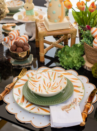 7 jogos americanos para decorar a mesa de Páscoa 7 jogos americanos para decorar a mesa de Páscoa