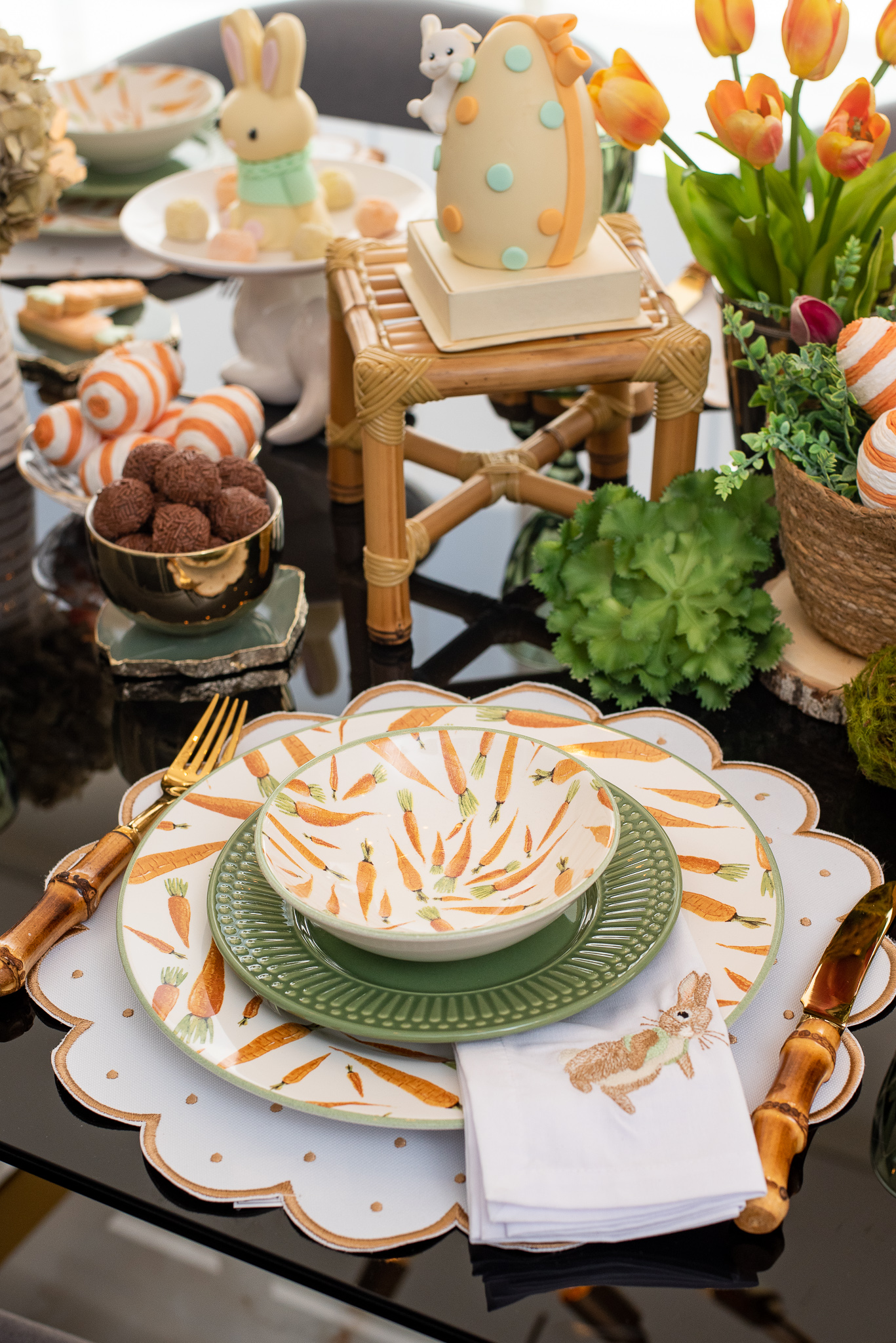 7 tendências de mesa posta de Páscoa