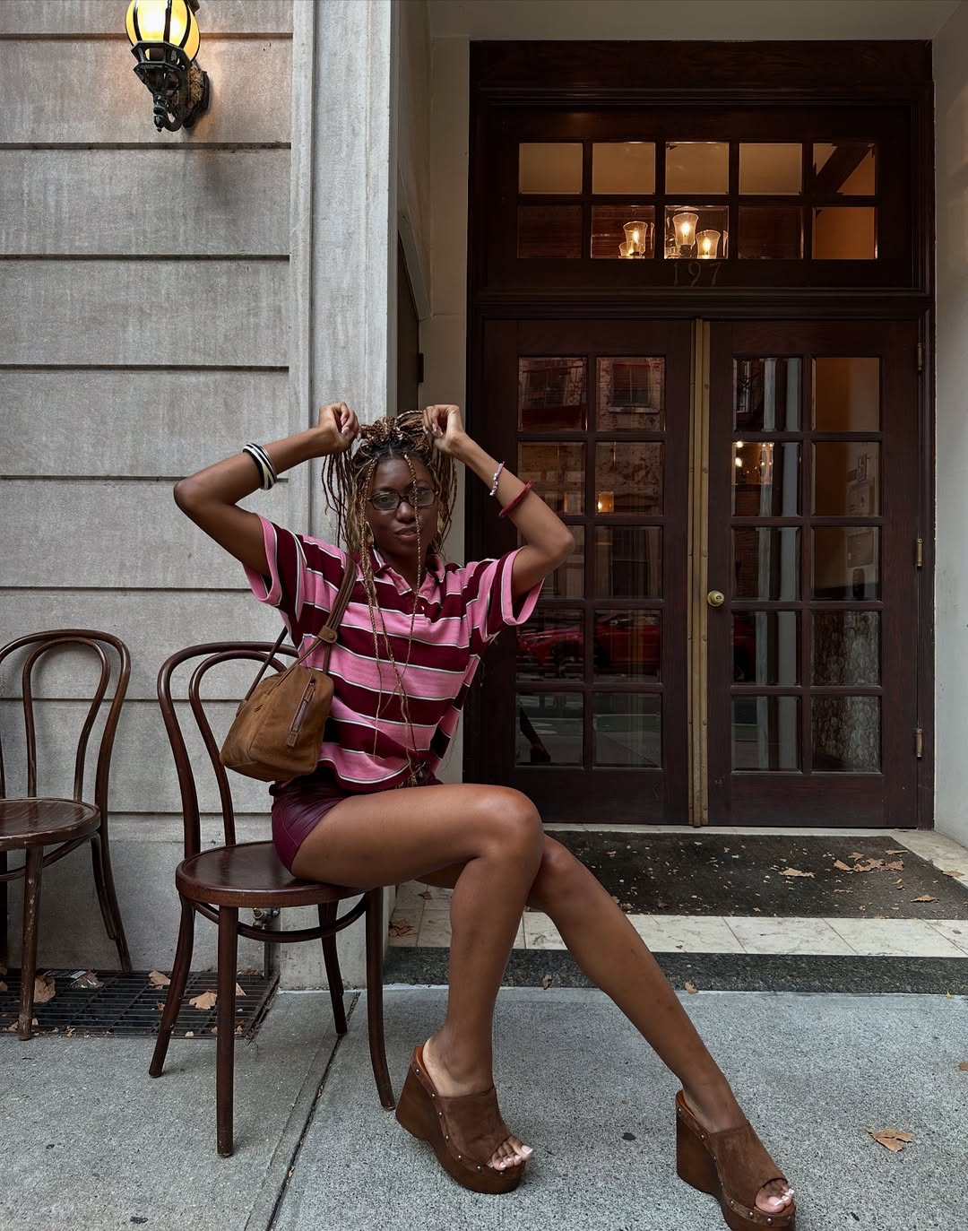 look com sandália anabela