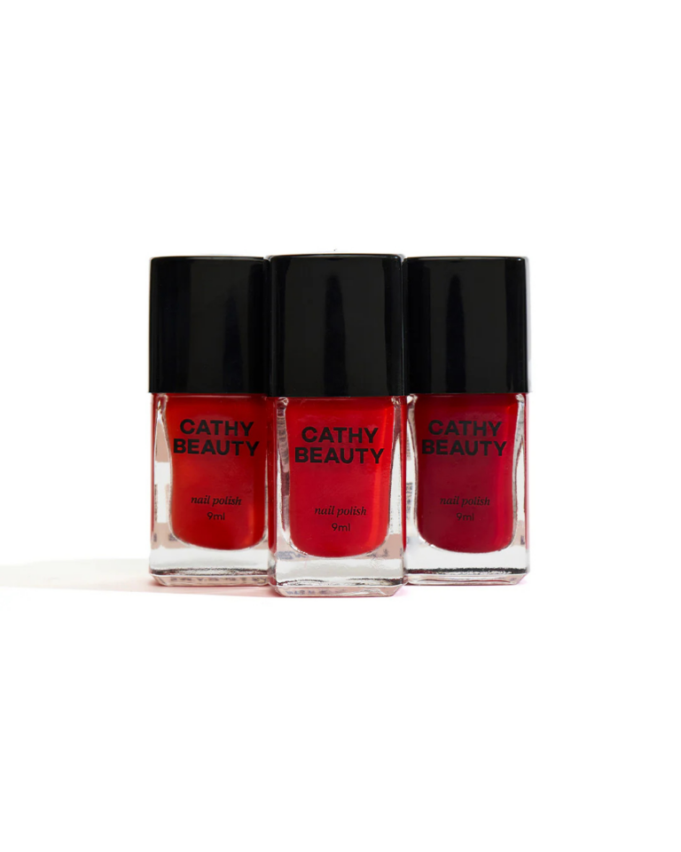 unhas vermelhas elegantes 