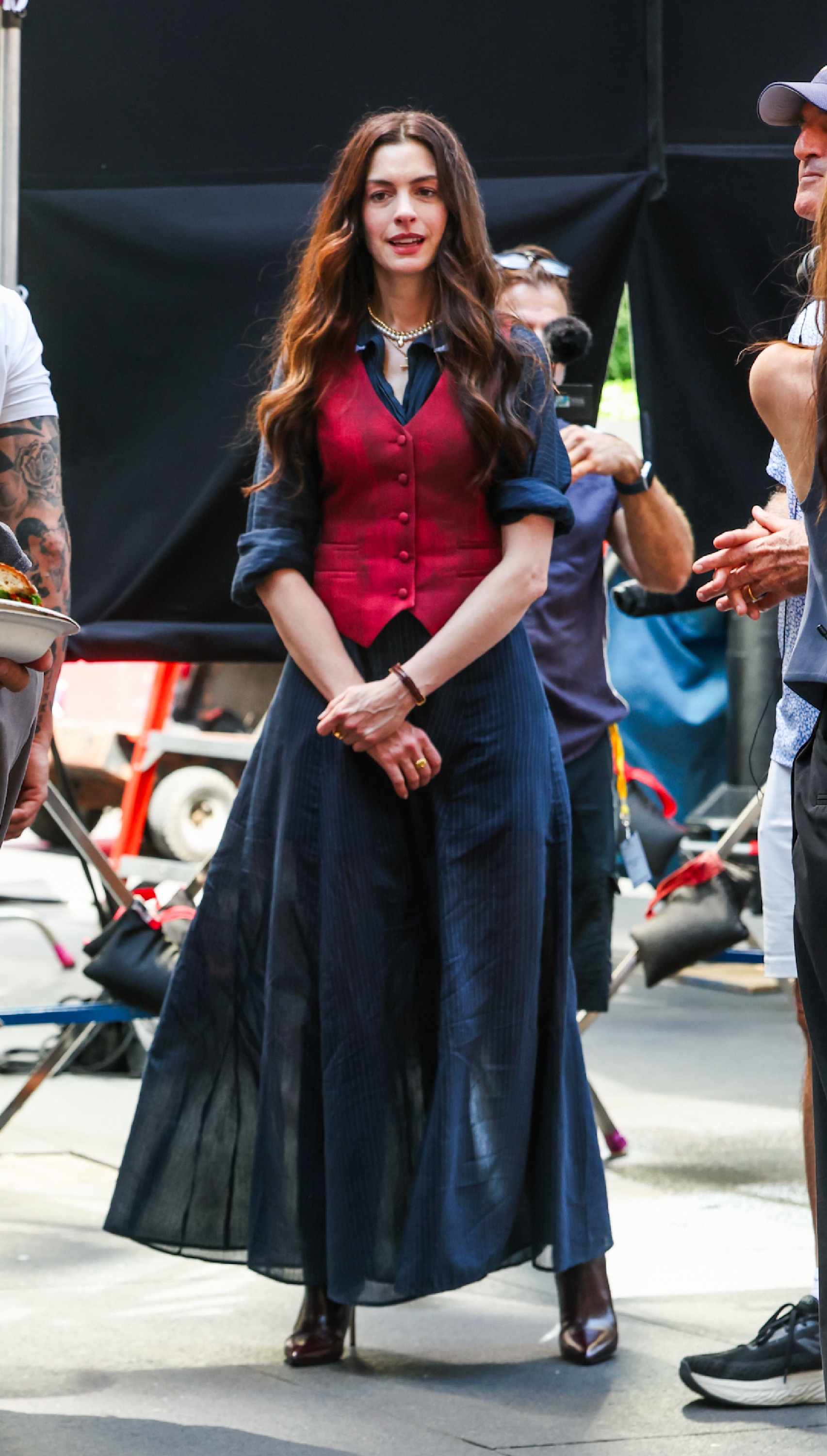 Anne Hathaway em O Diabo Veste Prada 2