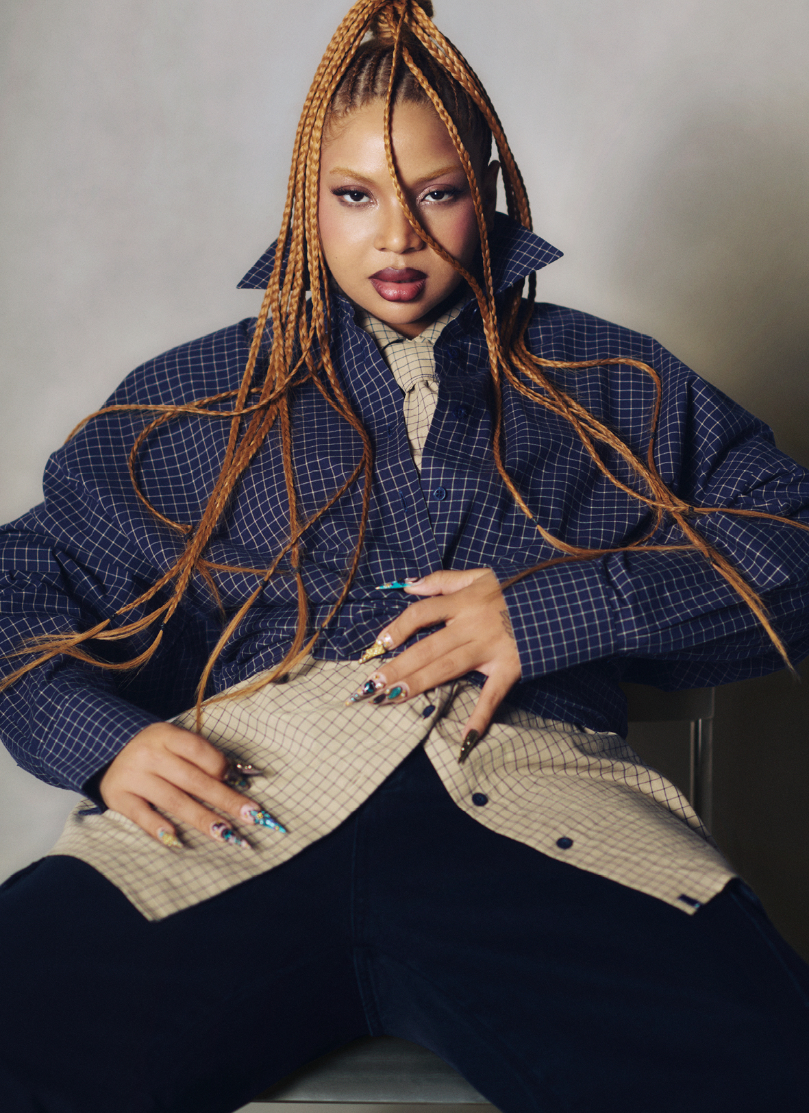 Capa da ELLE View impressa, Nanda Tsunami está em seu melhor momento EV01 RIACHUELO NANDA TSUNAMI3