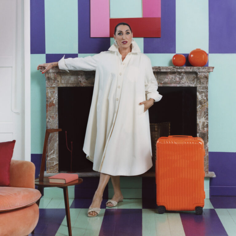 RIMOWA Essential Orange Campaign Stills Rossy de Palma 1x1 2