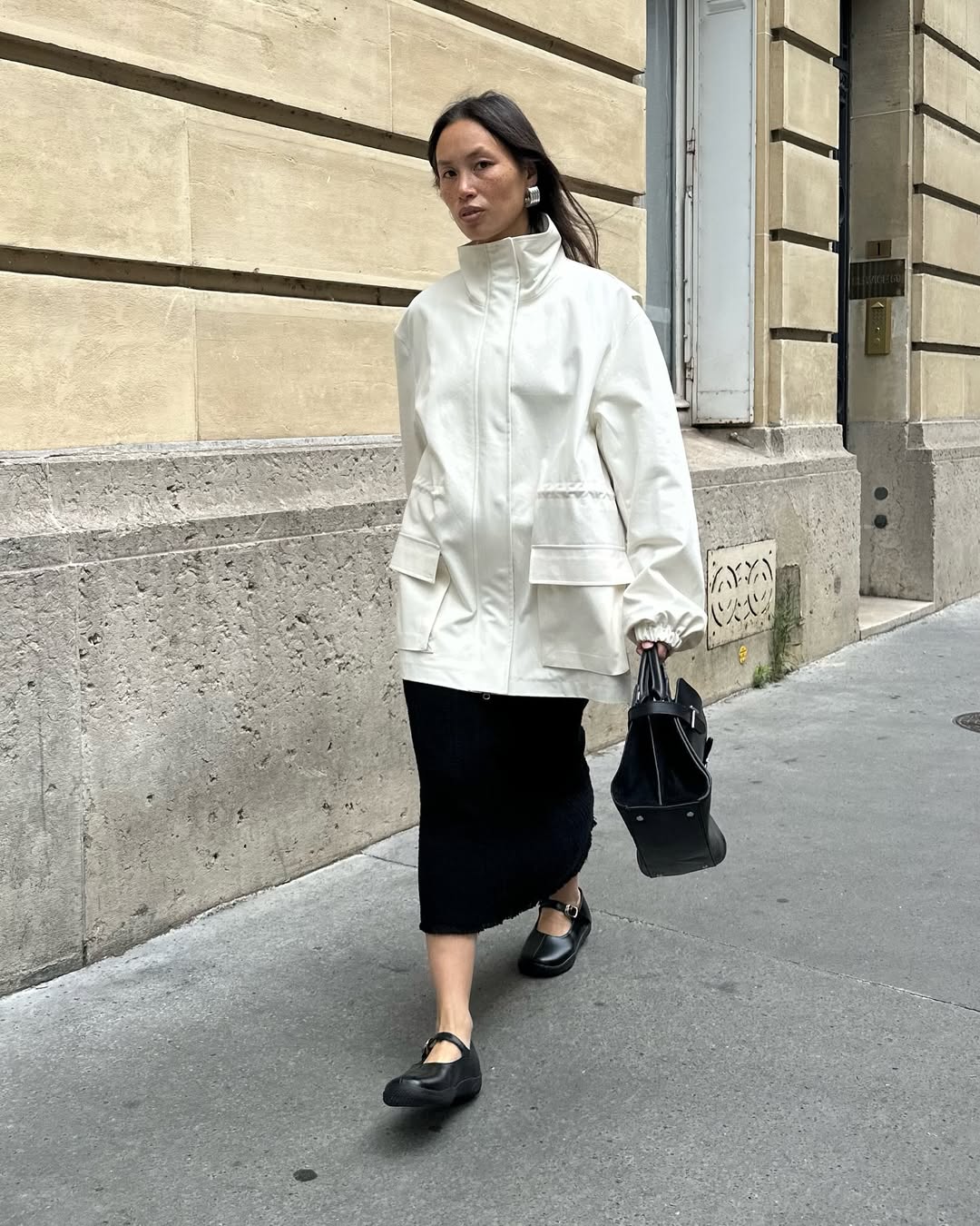 look com jaqueta parka feminina