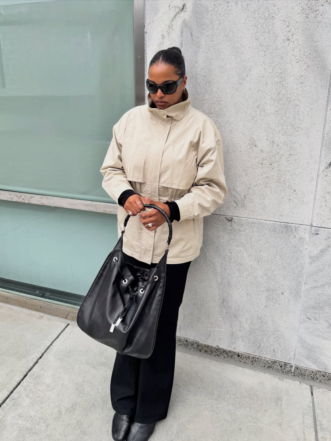 look com jaqueta parka feminina