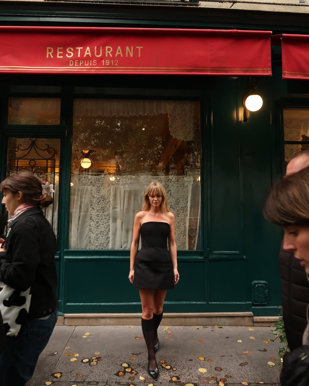 look com vestido preto